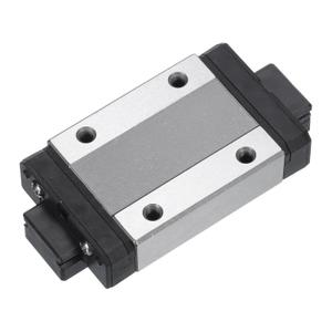 uxcell MGN12H Bearing Steel Sliding Carriage Block with Plastic Anti-Fall Strip for 12mm MGN12 Linear Motion Slide Rail Guide, Black