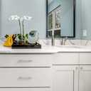 10 Pack T-bar Brushed Nickel Cabinet Knobs Satin Nickel Drawer Knobs Silver Cabinet Pulls AK1310 Solid Kitchen Hardware for Cabinets Drawers Bedroom Dresser Bathroom Vanity Cupboard