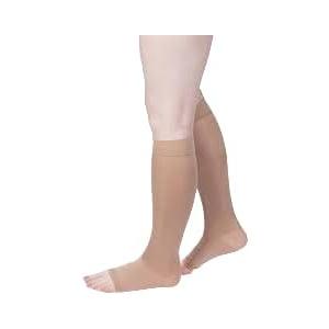 Allegro Womens 15-20 mmHg Compression Stockings, 255 Soft Heather Opaque Microfiber, Knee High Supports