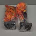 TURNMEON Thanksgiving Decorations 2 Pack 18 Inch Prelit Fall Maple Tree Fall Decor for Home with 48 LEDs Timer Battery Operated Pumpkin Lights 6 Acorn Halloween Thanksgiving Table Decor Indoor Outdoor