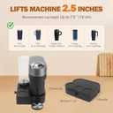 Riser Stand for Nespresso Vertuo Pop+, with Coffee Pod Drawers Organizer - Elevated Base Fits Tall Mugs (Up to 7.48" H), Coffee Station for YETI Rambler & Stanley 20oz Cups - For Pop+ ONLY (Not Pop)