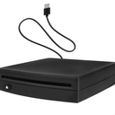 External USB Car Universal CD Player,Vehicle CD Player for Car via USB Radio Connection Portable CD Player for Car Android Navigation with USB Port-Plug and Play