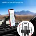 Nilkatss Aluminum Alloy Phone Mount for 2024+ Jeep Wrangler JL/JLU/4XE & Gladiator JT, 360 Adjustable 2024-2025 Wrangler Cell Phone Holder, Fits Secure 4.7"-6.8" Phone Including iPhone/Samsung