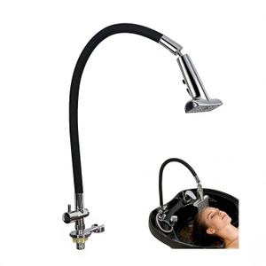 Head Spa Waterfall Equipment, Adjustable Shampoo Bowl Water Circulation Rack, Scalp Massage Water Outlet Basin Attachment Rack for Salon Home.