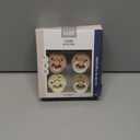 BIBS Colour Soother 4-Pack | BPA Free Dummy Pacifier | Round Nipple | Natural Rubber Latex | Made in Denmark | Size 18-36 Months | Blush Glow Mix