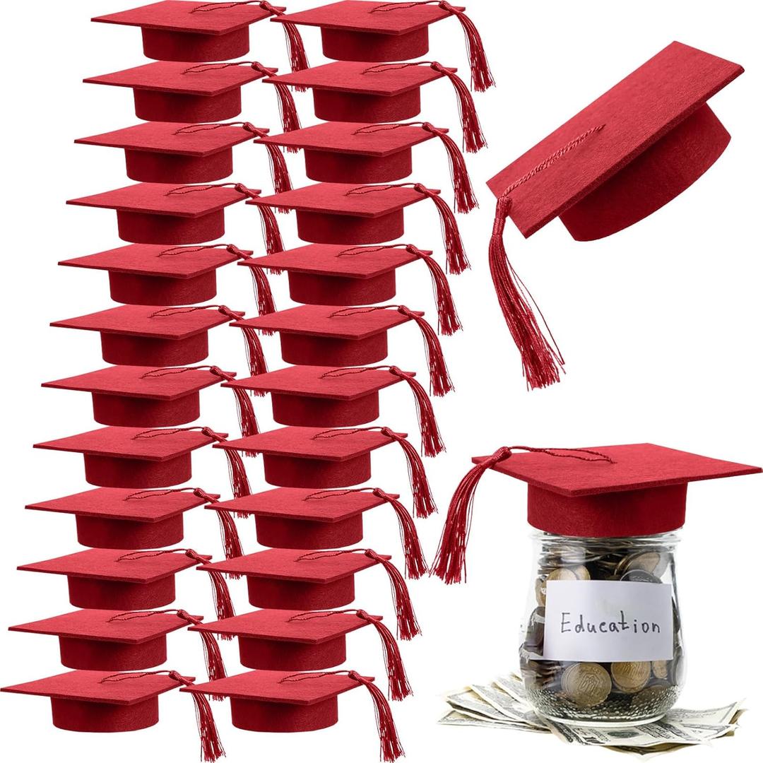 24 Pcs Graduation Cap Decorations Mason Jar Lid with Tassels 4.2 Inch Grad Hat Large Mason Can Toppers for Graduation Party table (Orange) 24 Pcs Graduation Cap Decorations Mason Jar Lid with Tassels 4.2 Inch Grad Hat Large Mason Can Toppers for Graduation Party table (Orange)