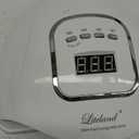 UV Gel Nail Lamp,150W UV Nail Dryer LED Light for Gel Polish-4 Timers Professional Nail Art Accessories,Curing Toe Nails (White)