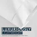 HC Collection King Pillow Cases Set of 2- Microfiber, Extra Soft Pillowcases - Easy Care & Machine Washable - White