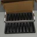 Dynofit 14x1.5 Spike Lug Nuts for Chevy GMC Silverado Sierra 2500 3500, 32pcs One-Piece Design Spiked Lug Nuts with 1 Key Fit F250 F350 Truck, Aftermarket Black Hex Drive Bullet Nut for 6&8 Wheel