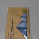 6-Pack Baby Washcloths - Soft Absorbent Viscose from Bamboo Wash Cloths for Babies, Kids, Toddlers, Infant, Newborn Bath Towels, Gentle on Sensitive Skin, 10x10 Reusable Face Towels (Aegean Blue)