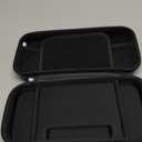 Orzly Carry Case Compatible with Nintendo Switch and New Switch OLED Console  Black Protective Hard Portable Travel Carry Case Shell Pouch with Pockets for Accessories and Games