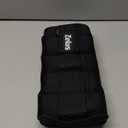 ZELUS 1 Pair Adjustable Ankle Weights, 2 4 6 8 10 lb Modularized Leg Weight Straps for Women Men, Weighted Ankle Weight Set with Removable Sandbags, 1-5 lb per Ankle Strap for Gym Yoga Jogging Walking (Black)