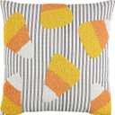 Mud Pie Halloween Pillow, Candy Corn