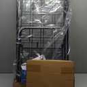 SereneLife Small Compact Folding Shopping Cart with Removable Waterproof Liner  360 Swivel Wheels, RustProof Steel Frame, 70lb Capacity  Portable Grocery, Laundry & Travel Cart (Black)