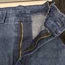 Angsuttc Womens Jeans with Patchwork Stripes High Waisted Stretchy Denim Color Block Straight Wide Leg Trendy Jean, S