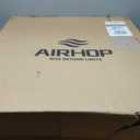 AIRHOP 0.79in Thick 48 Sq Ft Exercise Equipment Mats, 12 Tiles Upgraded Rubber Top with High Density EVA Foam, Large Interlocking Puzzle Gym Flooring for Home Gym, Heavy Weight Workout,Black & White