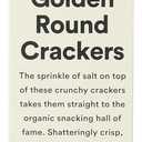 365 by Whole Foods Market, Organic Golden Round Crackers, 12 Ounce (EXP 11/01/25)