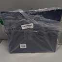 Avery Durable View 3 Ring Binder, 2 Inch Slant Rings, 530-Sheet Capacity, DuraHinge, 2.8 Inch Wide Spine, Customizable Clear Covers and Spine, 1 Dark Blue Binder (17034)