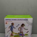 Light Up Stepping Stones & Balance Beams for Kids - 13 PCS Set with Piano Music, Game Spinner & 30 Cards, Sensory Jumping Toys for Toddler, Birthday Gift for Boys Girls Ages 3-5