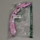 Car Steering Wheel Cover, Carbon Fiber PU Leather Segmented Steering Wheels Protector, Breathable Anti Slip Durable Auto Interior Accessories for Women Men (Carbon Fiber Pink)