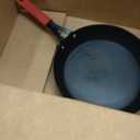 Carbon Steel Pan, 12 Inch Nonstick Frying Pan Skillet, Pre-Seasoned Carbon Steel Cookware with Removable Silicone Handle Holder, Indoor/Outdoor, Induction & Oven Safe