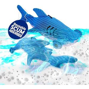 Sunishi Hot Tub Scum Absorber Reusable Hot Tub Sponge, Hot Tub Cleaner, scum Absorber for spa hot tub, hot tub Cleaner for Inside Surface, Essential hot tub Accessories for Adults & Kids, 2-Pack.