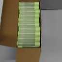 LotFancy Lip Balm Tubes Empty, 60PCS 5.5ml (3/16 Oz), Clear Lip Balm Container Tubes with Green Caps, BPA Free & Leak Free, Refillable