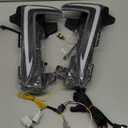 2 Color LED Daytime Running Lights Compatible with 2018-2024 Tesla Model 3, Front Driving DRL Lamps Assembly with Turn Signals, Night Running Light, Dynamic Start-Up Animation, (1 Pair)