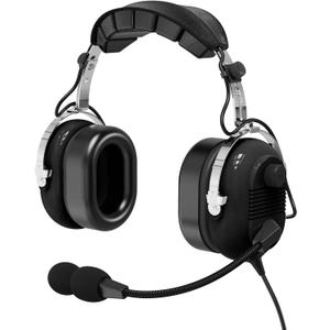 General Aviation Headset GA Dual Plugs Pilot Headsets Passive Noise Cancelling with Mono and Stereo Microphone 24db Reduction Boom Mic Hearing Protection Gel Ear Seals Headphones