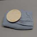 MairMore Baby Swaddle Receiving Blankets with Matching Beanie Set Newborn Nursery Swaddle Wrap for Baby Girls and Boys (Blue)