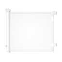 Retractable Baby Gate for Stairs  33 Height, Expands up to 71 Width  Safety Gate for Infants, Toddlers, Dogs & Pets  Easy Install, Secure Closure, White Mesh Design for Indoor & Outdoor Use