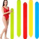 Silipull 4 Pcs Large Pool Noodles 43" Swimming Floating Foam Water Board EVA Buoyancy Sticks Extra Long Unsinkable Pool Exercise Accessories for Lake River Water Sports