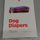 Pet Parents Washable Dog Diapers (3pack) + Extendrs of Durable Doggie Diapers, Premium Dog Diapers Female (X-Large, Princess)