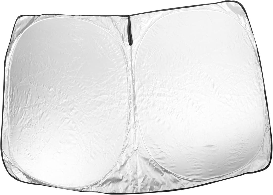 X AUTOHAUX Foldable Windshield Sun Shade for Honda Odyssey 2018-2022 Blocking UVR Durable Sunshade 140x95cm