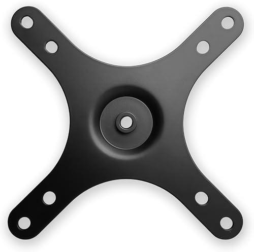 Kado Portable Monitor Mounting Adapter Bracket Plate, 1/4" Screw Hole to 100x100mm 75x75mm, M4 Screw Set Wall Mount Arm Mount Universal, Tripod Camera Stand for Desktop Monitor Portrait/Landscape Mode