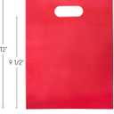 Choice Marts 200 Red & Green Merchandise Bags1.5Mil Thick 100 Red and 100 Green 9"x12" Glossy Suitable for Retail And Boutique With Handles