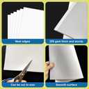 28 Pcs 14" x 22" Poster Board White Poster Board Paper Bulk 250 GSM Thickness Vision Boards Smart PosterBoard for Drawing School Arts Craft Projects Presentations Scrapbooking Blank Graphic Display