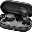 MOZOTER S8 Mini Wireless Earbuds Bluetooth 5.3 in Ear Light-Weight Headphones,60Hrs Playtime Ear Buds with Charging Case,Smart Ring,Fitness Tracker Premium Sound with Deep Bass for Sport-Black
