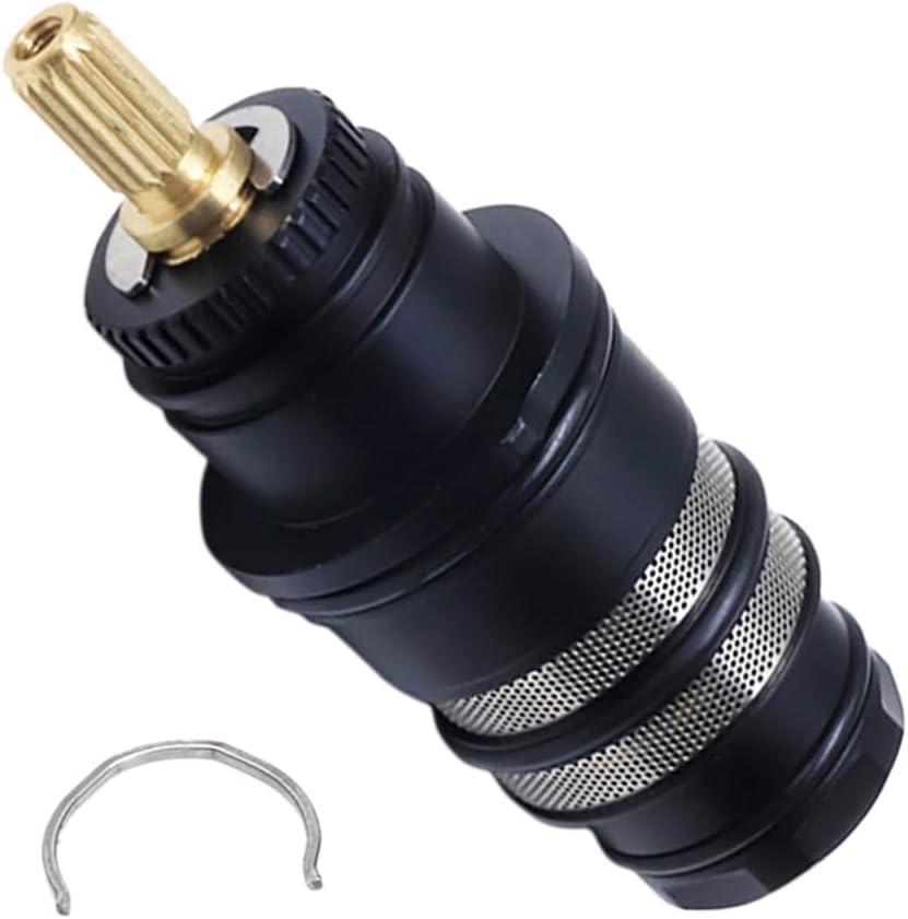 Thermostatic Cartridge Compatible with Hansgrohe 98282000 Cartridge Thermostat Kits, Chrome
