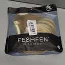 FESHFEN Claw Clip Short Ponytail Extensions - DIY Bendable Metals Fluffy Messy Bun Hair Piece Straight Synthetic Hairpieces Ponytail Extension for Women, Mix Blonde