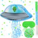 Janlaugh Alien Pinata with Bat Stick Blindfold and Confetti, Spacecraft Piata Party Decoration Spaceship Themed Halloween Birthday Party Favor Supplies (Alien)