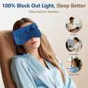 Comfytemp Heated Eye Sleep Mask for Dry Eyes, Fsa Eligible, Microwavable Moist Heating Pad for Stye, Dark Circle, Steam Warm Compress Sleeping Face Mask, Hsa Store, Get Well Gift - Not Washable