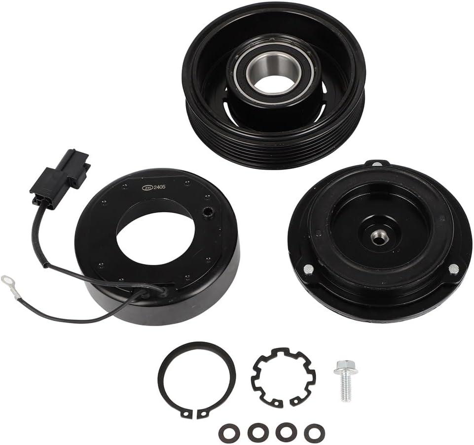 cciyu AC Clutch 2012-2018 Fit for Mazda 3 2.0L 2012-2018 Fit for Mazda 3 2.5L Replaces AC Compressor Clutch for Car 6 Grooves