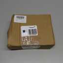 Calzibeno Glass Crystal Door Knobs Interior, Antique Brass Crystal Door Knobs with Lock for Privacy Use, Vintage Crystal Glass Doorknob for Interior Bedroom Bathroom Doors (1 Pack)