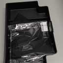 Muslogy Center Console Organizer Compatible with 2022-2026 Chevy Silverado/GMC Sierra 1500, 2024-2026 Silverado & Sierra 2500 3500HD Armrest Storage - Full w/Bucket Seats ONLY(Console Tray&Mats Set)