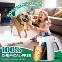 Upgraded 1050W Powerful Steam Cleaner, Pressurized Handheld Multi-Surface Natural Steamer with 12PCS Accessories & Safety Lock, 350ML Large Capacity for Home, Kitchen Instant Dissolves Grime & Grease