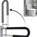 Handicap Grab Bars Rails 23.6 Inch Toilet Handrails Bathroom Safety Bar Hand Support Rail Handicapped Handrail Accessories for Seniors Elderly Disabled Mounted Bath Grips