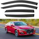 Window Visors Rain Guards for 2018-2023 Honda Accord, Out-Channel Window Vent Wind Deflectors Visors Shades for 18-23 Accord 19 20 21 22