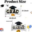 2 x Graduation Cap Balloon Grad Balloons Graduation Diploma, Cap, and Hat Balloons for Class of 2026 Party Decorations