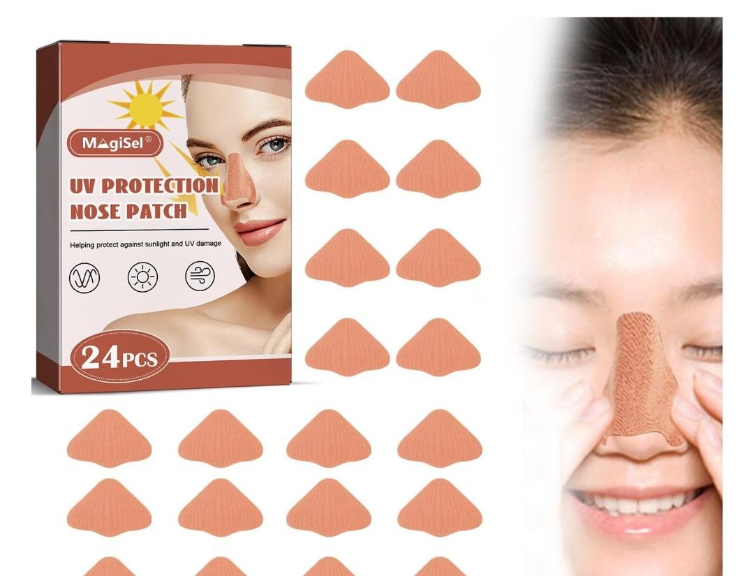 24 Pieces UV Protection Nose UV Protection Nose Sticker Sun Protection Sun Protection Nose Sticker for Men Women Sports Outdoor Tan